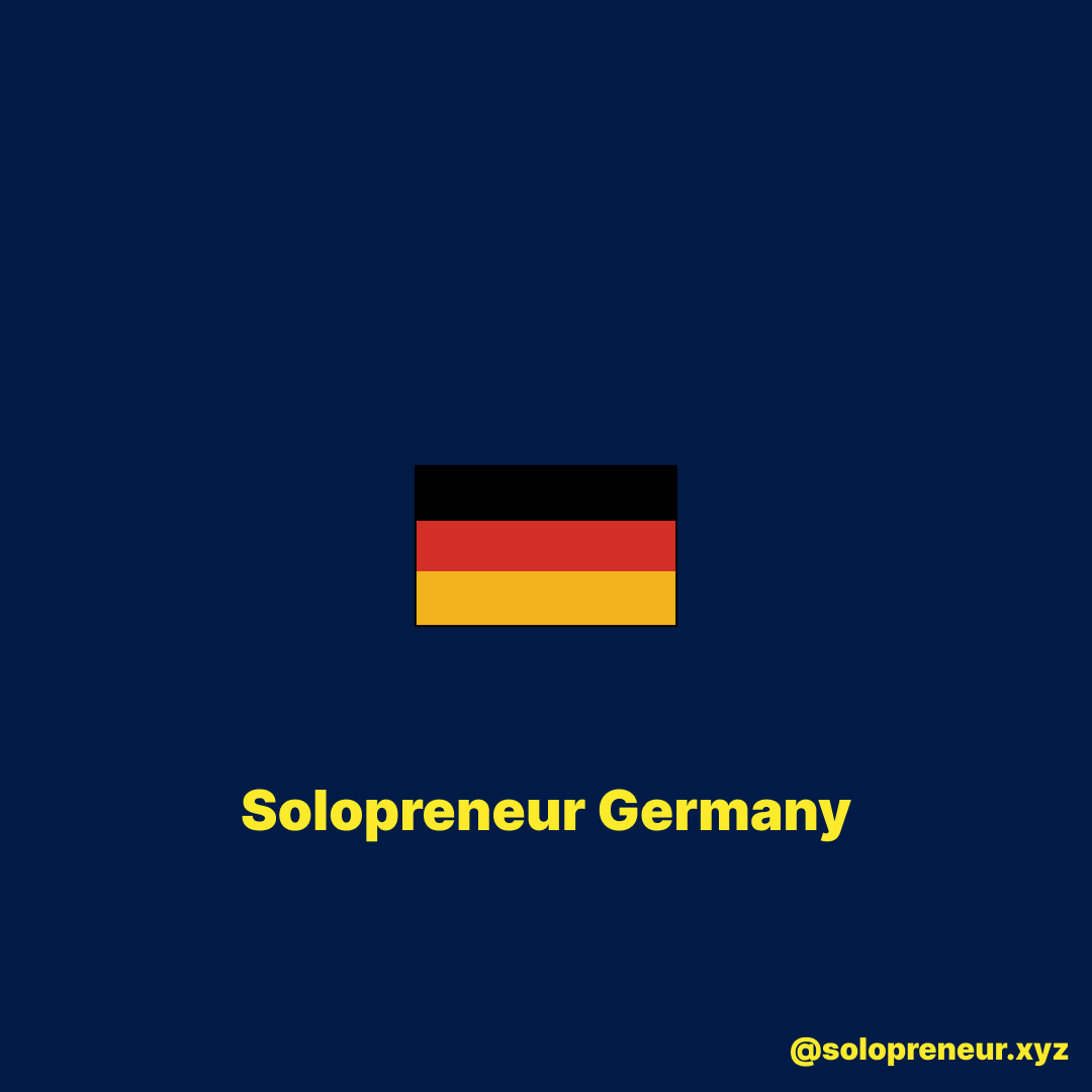 Solopreneur Germany