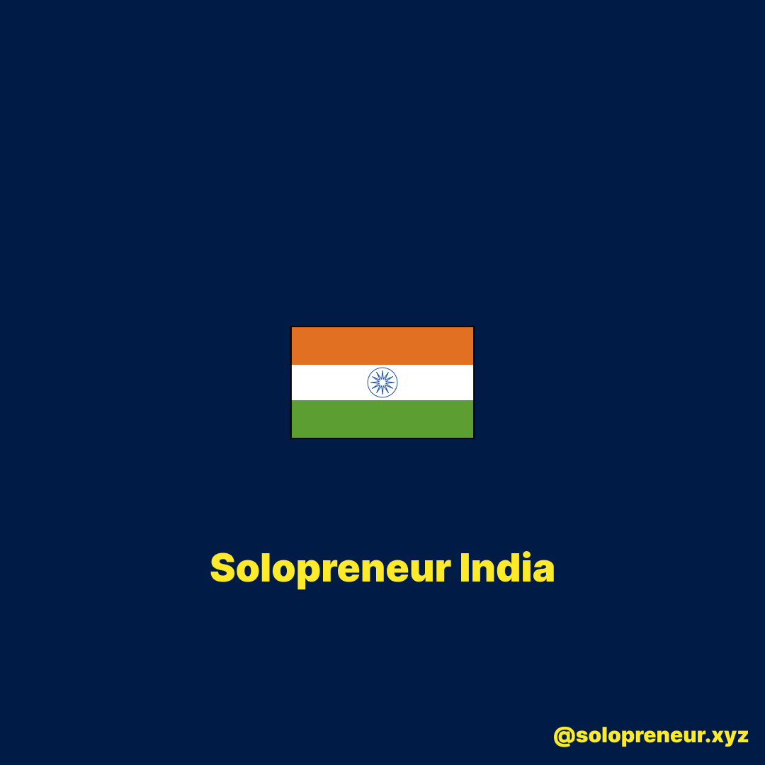 Solopreneur India