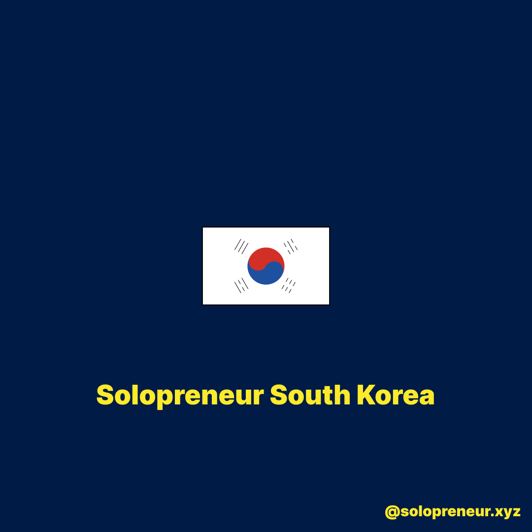 Solopreneur Korea, Republic of.