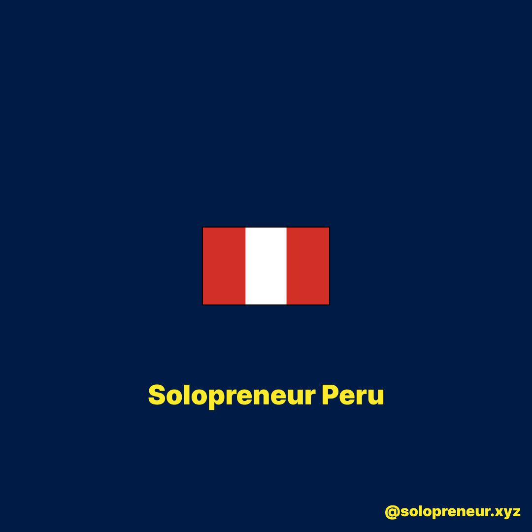 Solopreneur Peru